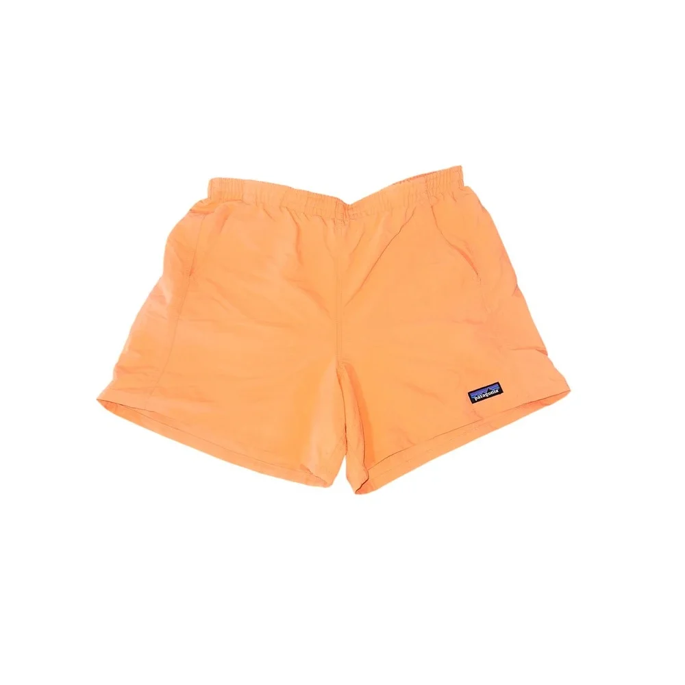 Patagonia Mens Baggies Shorts 5 Inch Orange NetPlus Recycled Nylon Small